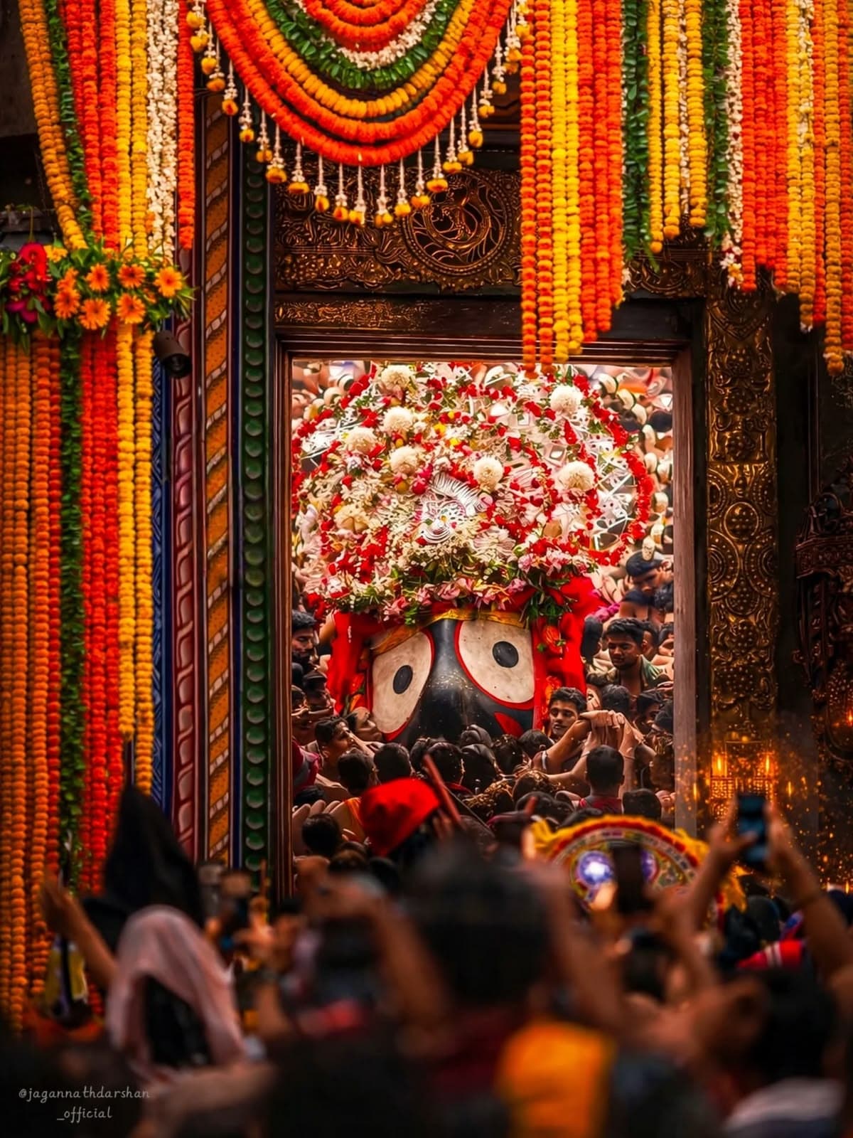 Jagga out of temple.