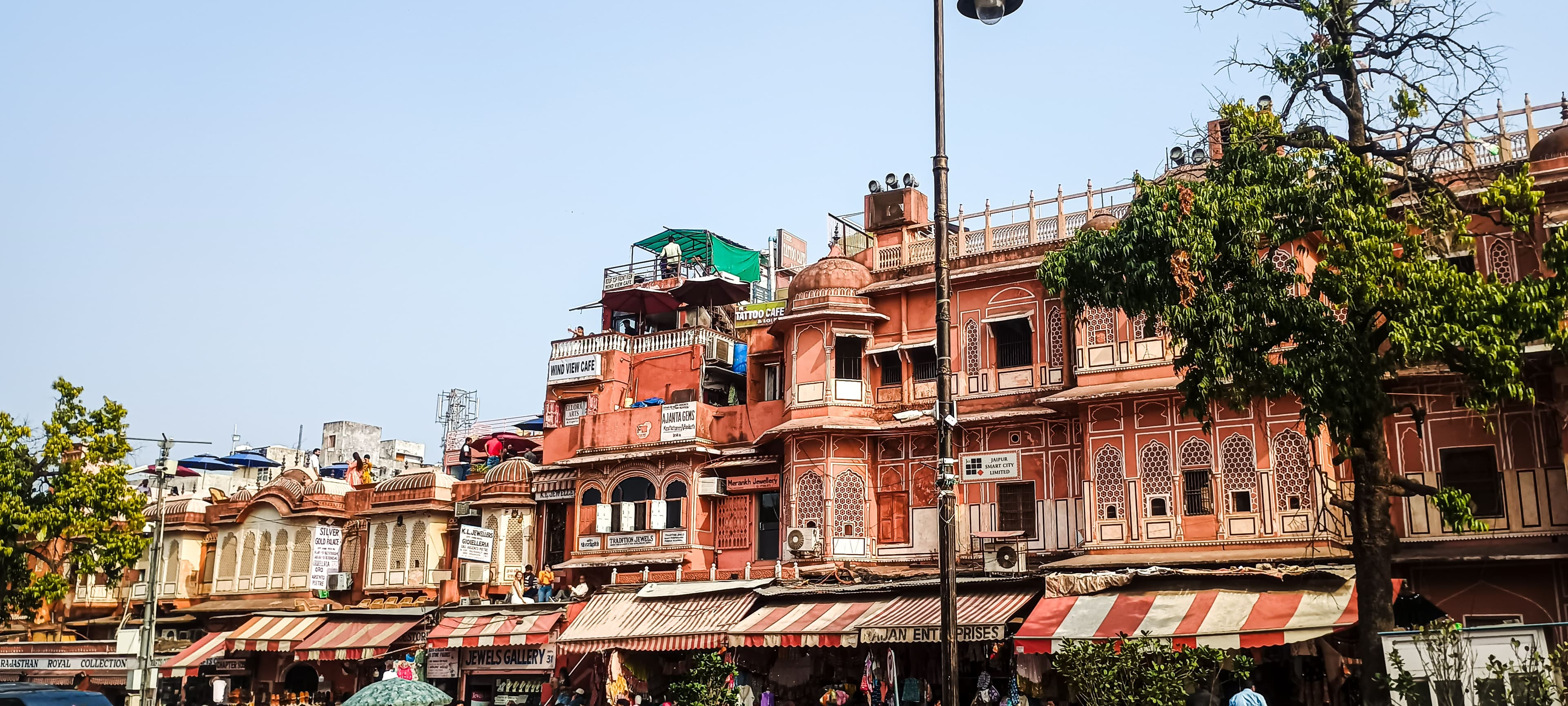 Streets of the pink city